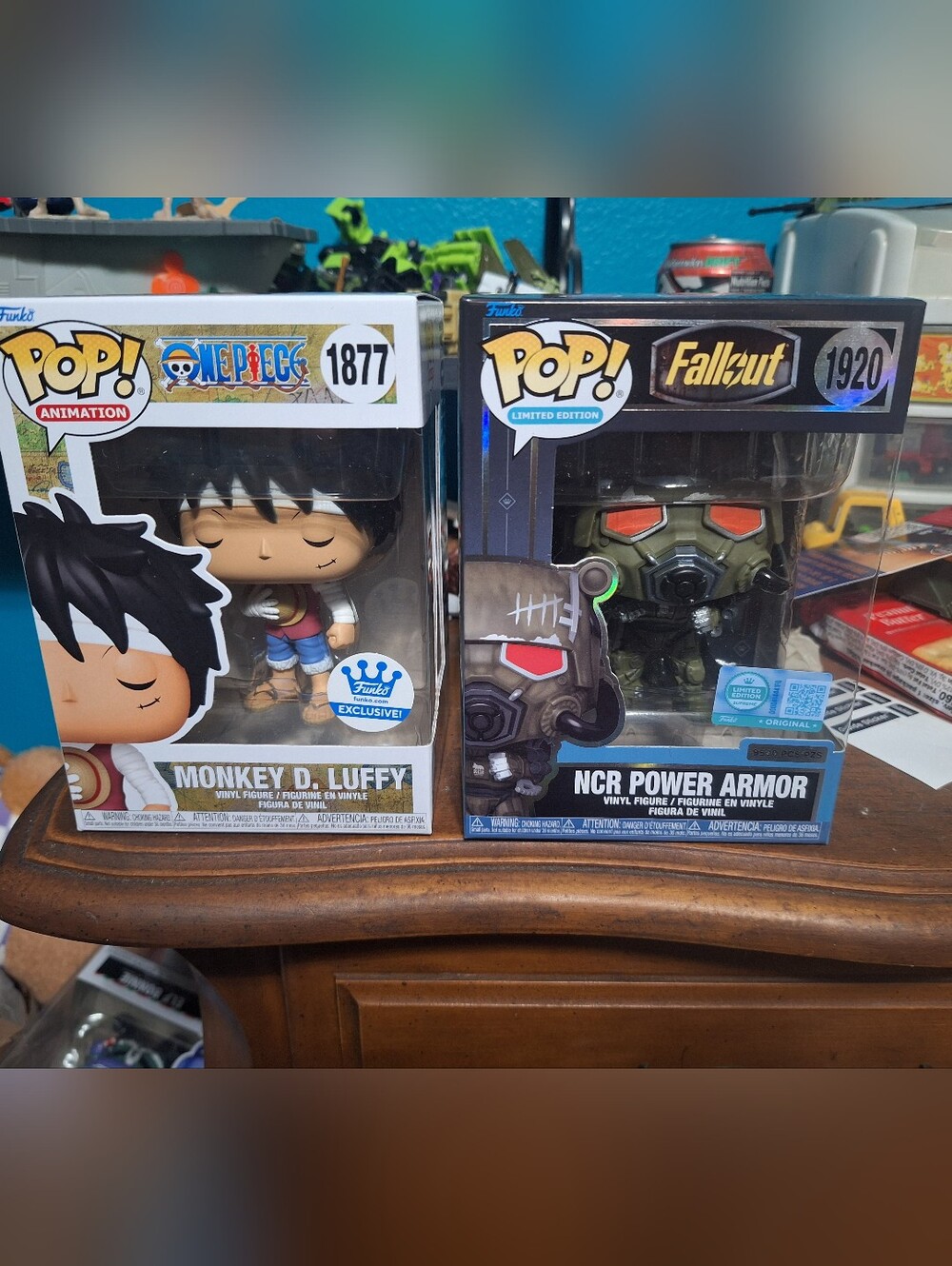 Funko Pop! Monkey D. Luffy & Fallout NCR Power Armor Duo - Multicolor